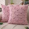 45x45cm Easter Rabbit Pillowcase Cozy Sofa Cushion Cover Office Backrest Lumbar Pillow Cover For Stylish Home Bedroom Decor