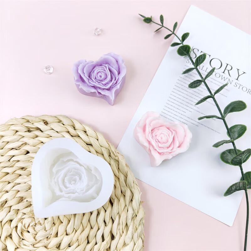 

Форма силиконовая Pabei Розовое сердце