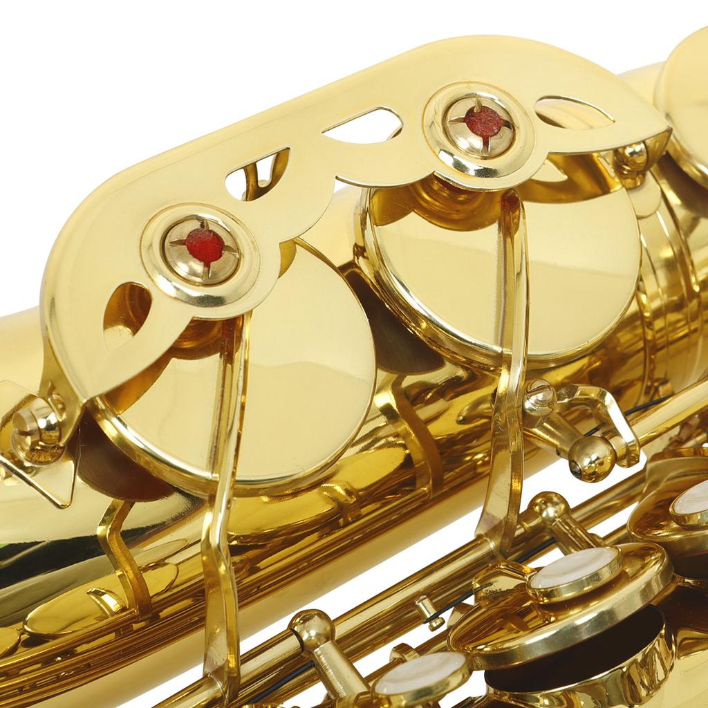 M MBAT Sax Model Gold Lacquer E Flat Alto Saxophone Eb Professional High Brass Tube Materical with Case Gloves Accessories