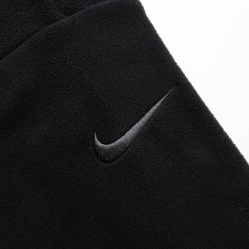 Nike Флисовая теплая толстовка с капюшоном для бега, женская толстовка с капюшоном, черная 929617-010