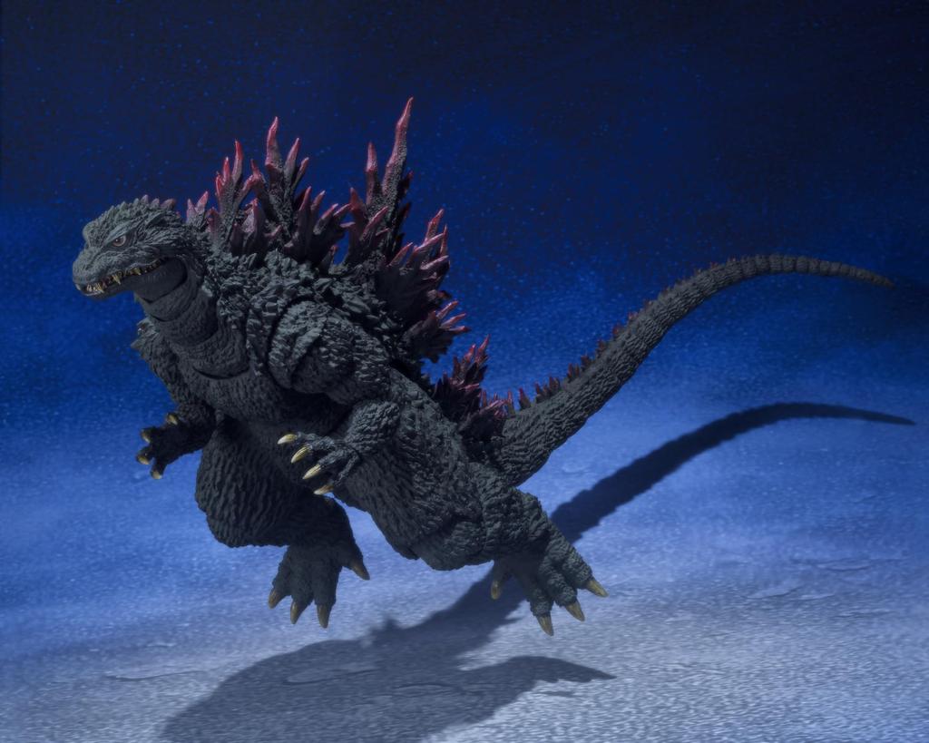 TAMASHII NATIONS MonsterArts Godzilla G Annihilation Strategy Godzilla Omtrent 160mm PVC ABS Malt Bevegelig Figur S.H. vs. Megaguirus (2000)