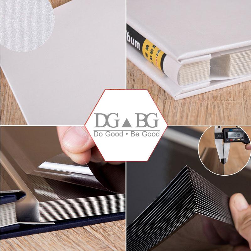 Magnetic Self-Stick 40 Pages Photo Album Family Album Hand Made DIY Albums Holds 3X5 4X6 5X7 6X8 8X10 Photos Gift