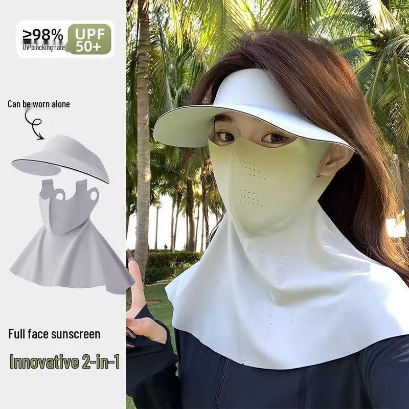 Detachable Full Face UV Protection Sun Mask