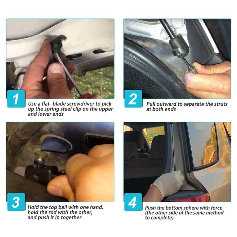 Hood Gas Spring Struts 30649516 95359 2040683 36208 for V70 XC70 1999-2007 Shock Damper Auto Accessory