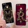Fashion Crown Letter Case For OPPO F5 F7 F3 Soft Silicone TPU Back Cover For F7 F3 F5 Youth Phone Cases