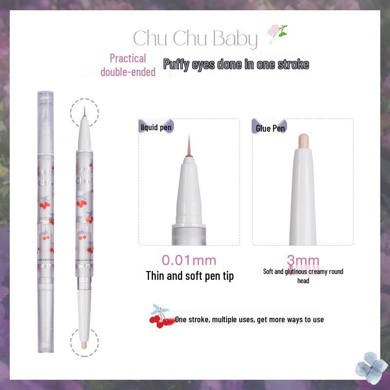 FLORTTE/Flower Knows Double-Ended 3D Aegyo-Sal and Eyeliner Gel Pen