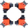 Angle Clamps 4pcs Adjustable 90 Degree Clamps Multifunctional Spring Loaded Swing Corner Clip Fixer