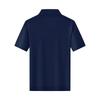 Judger Men's Silk Blend Seagull Collar Polo Shirt
