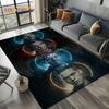 3D SPN Supernatural Sign Dean Sam Carpet Rug for Living Room Bedroom Home Sofa Decoration,Kids Play Area Rug Non-slip Floor Mat