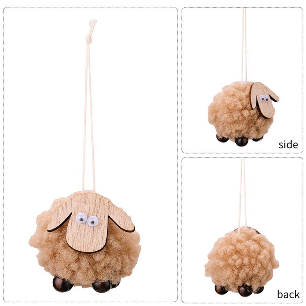 4pcs Handmade Felt Sheep Pendant Cute Merry Christmas Decorations  Home Xmas Decor