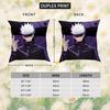 Jujutsu Kaisen Gojo Satoru Pillowcase Modern Home Decoration Living Room Luxury Cushion Cover For Sofa Decorative Pillowcases