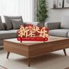 Cartoon Horse Year Ornament Traditional Blessing Fu Character Decoration Chinese Style Zodiac Horse 3D Decoration Crafts