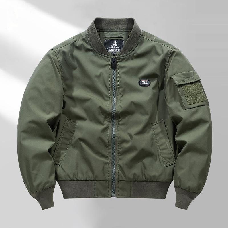 Jacket Men's Loose Large Size Functional Tooling Jacket Youth Baseball Jacket