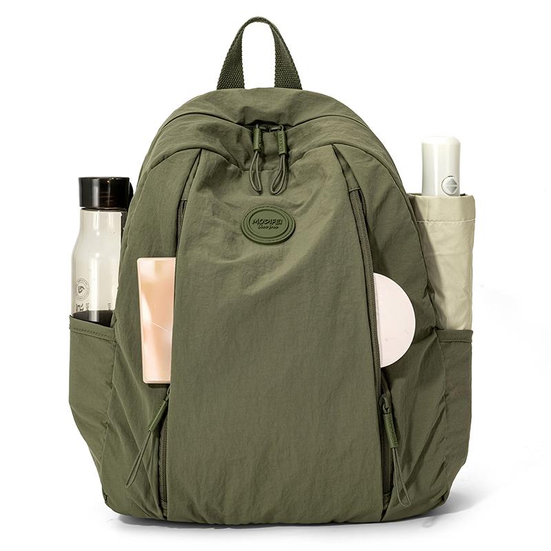 Solid Color Large Capacity Backpack Women's Travel Backpack