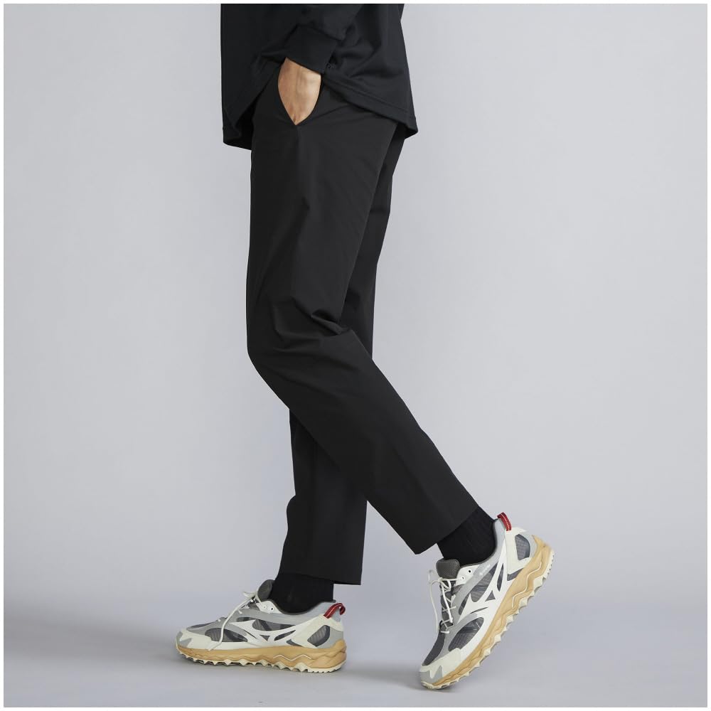 Buddy Pants Stretch Durable Water Repellent Tapered Pants Long Pants Casual Outdoor Easy to Move BUDDYPANTS Unisex B2MFB135 Black 2XL [Mizuno]