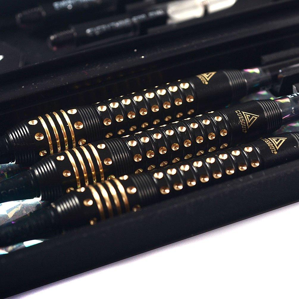 Black Scorpion CUESOUL 16g Žalvario Minkšto Antgalio Stilingo Skorpiono Dizaino Smiginių Rinkinys, 3, (B2306-88)