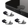 3pcs Type C Dustproof Plug, Dust Cover Port Plug Protection Compatible with All Type-C Smartphones And Tablets - Black