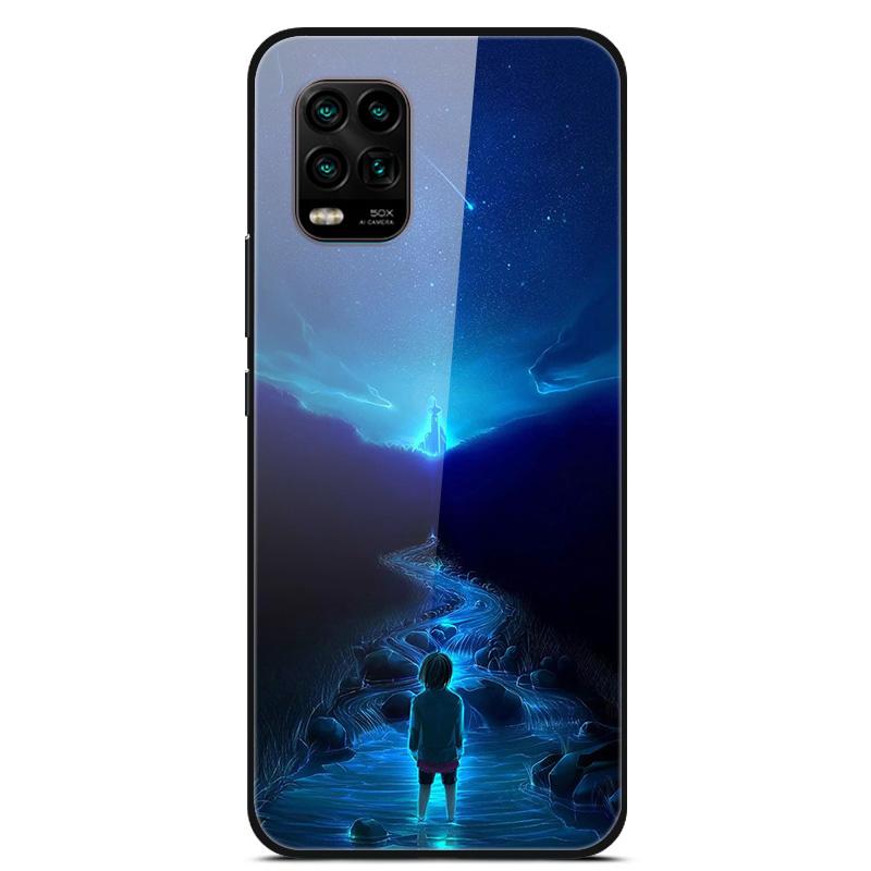 

For Xiaomi Mi 10 Lite 5G Case Tempered Glass Hard Back Cover For Xiaomi Mi 10 10T Lite Pro Case Fundas For Xiaomi mi10 Lite Capa For Mi 10T Pro