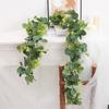 Realistic 180cm Eucalyptuses Vine Display Ornament Feature 60 Blooms Head Ideal For Party And Event Decoration