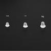 DIY Plastic Transparent Bullet Head Ear Studs/Ear Plugs In Stock