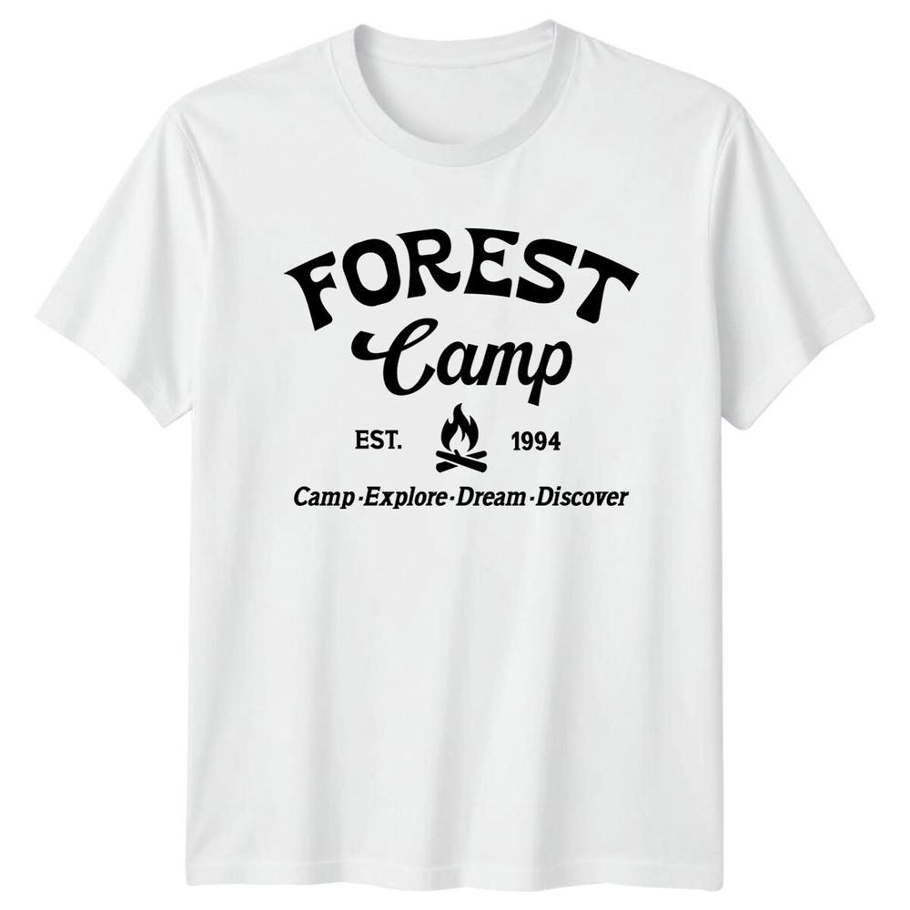 Forest Camp Est 1994 TShirt Explore Dream Discover Tee S
