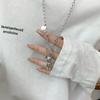 Temperament cold wind double-layer niche sweater chain autumn and winter design sense high-grade necklace sweater chain women's tide