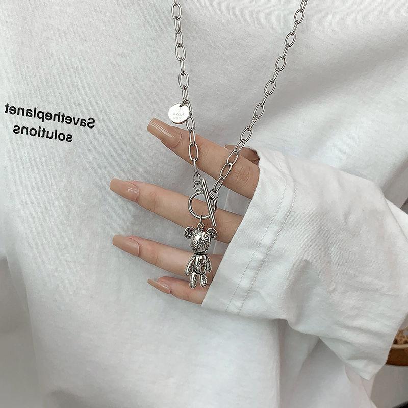 Temperament cold wind double-layer niche sweater chain autumn and winter design sense high-grade necklace sweater chain women's tide