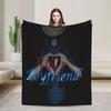 Peter Game Y-Your B-Boyfriend Flannel Blanket Super Soft Throw Blanket for Couch Bed Travel Novelty Bedspread Sofa Bed Cover