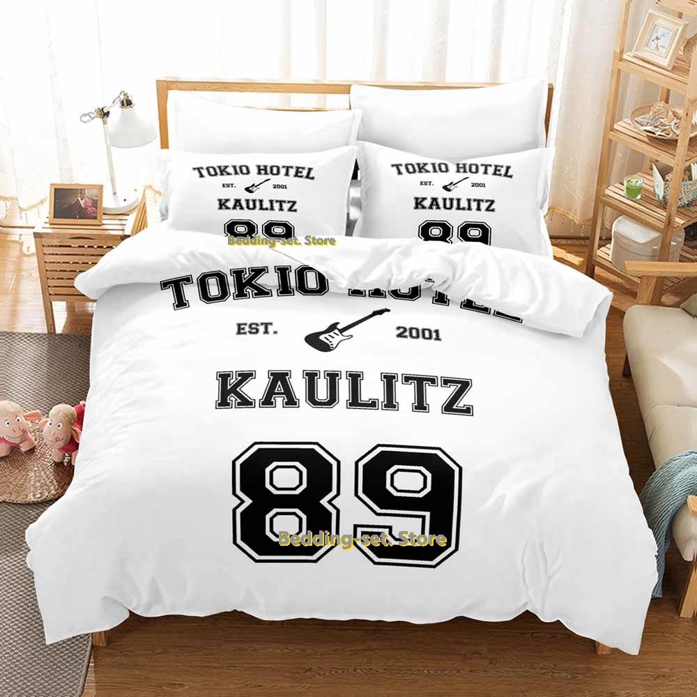 Comforter Tokio Hotel Bedding Set Single Twin Full Queen King Size Bed Set Adult Kid Bedroom Duvet Sets 3D Print Anime Bed
