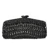 Boutique De FGG Marineblauw Kristallen Clutch Portemonnees Dames Avond Handtassen Bruids Strass Minaudière Tassen Bruiloft Feest Tas