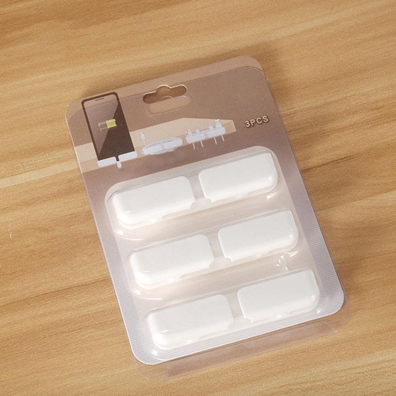 Self-adhesive, no-drill cable organizer, wire clip for desktop data cable storage, car network cabling, and wire fixing