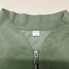 Men S Corduroy Flight Jacket Casual Stand Collar Long Sleeve Multi Pocket Solid Color