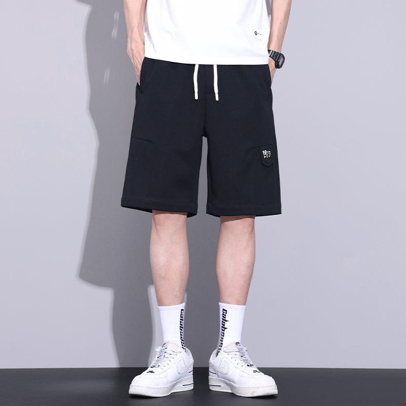 

Men s Fashion Ice Silk Casual Mid-Length Shorts - Summer 2026 American Style 3XL чорний