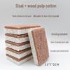 Double-sided Sisal Sponge with Wood Pulp Cotton for Oil-Free Dishwashing and Pot Scrubbing - Kitchen Wiping Cloth