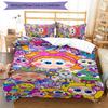 3pcs Distroller Alushhhe Green pattern bedding set duvet cover set includes duvet cover &pillowcases, perfect all season bedroom decoration & gift