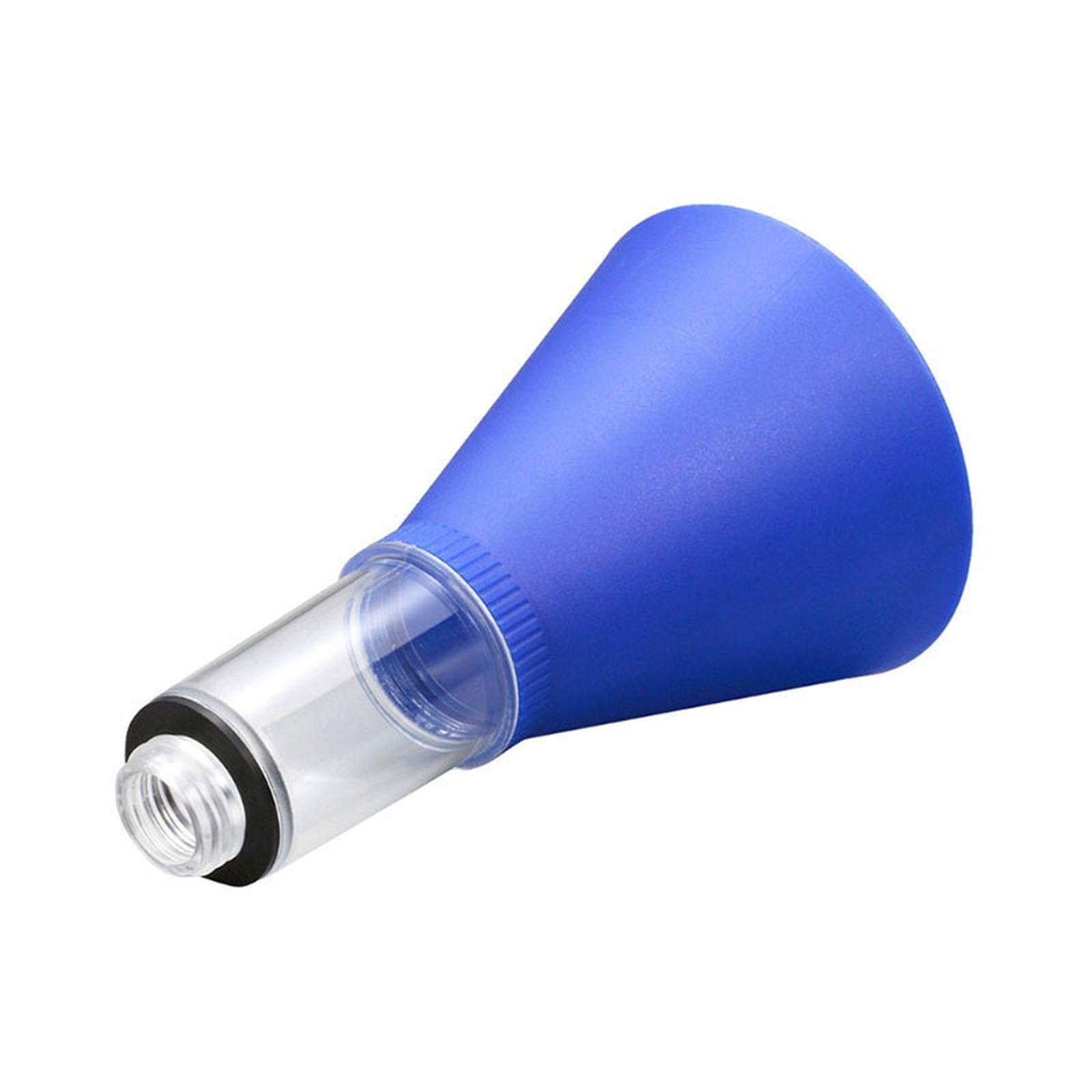 

Engine Fuel Funnel, 8 x 4.9 Leak-Proof Spill-Proof PP Fuel Filling Tool with Sealing Rubber Ring one size синий