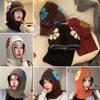 Knit Beanie Hats One-Piece Bandana Windproof Headgear Balaclavas Mask  Ski