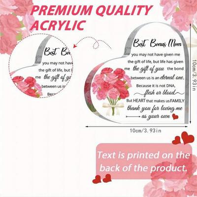 Thoughtful Mom Crystal - Clear Humorous Gift for All Mother Figures