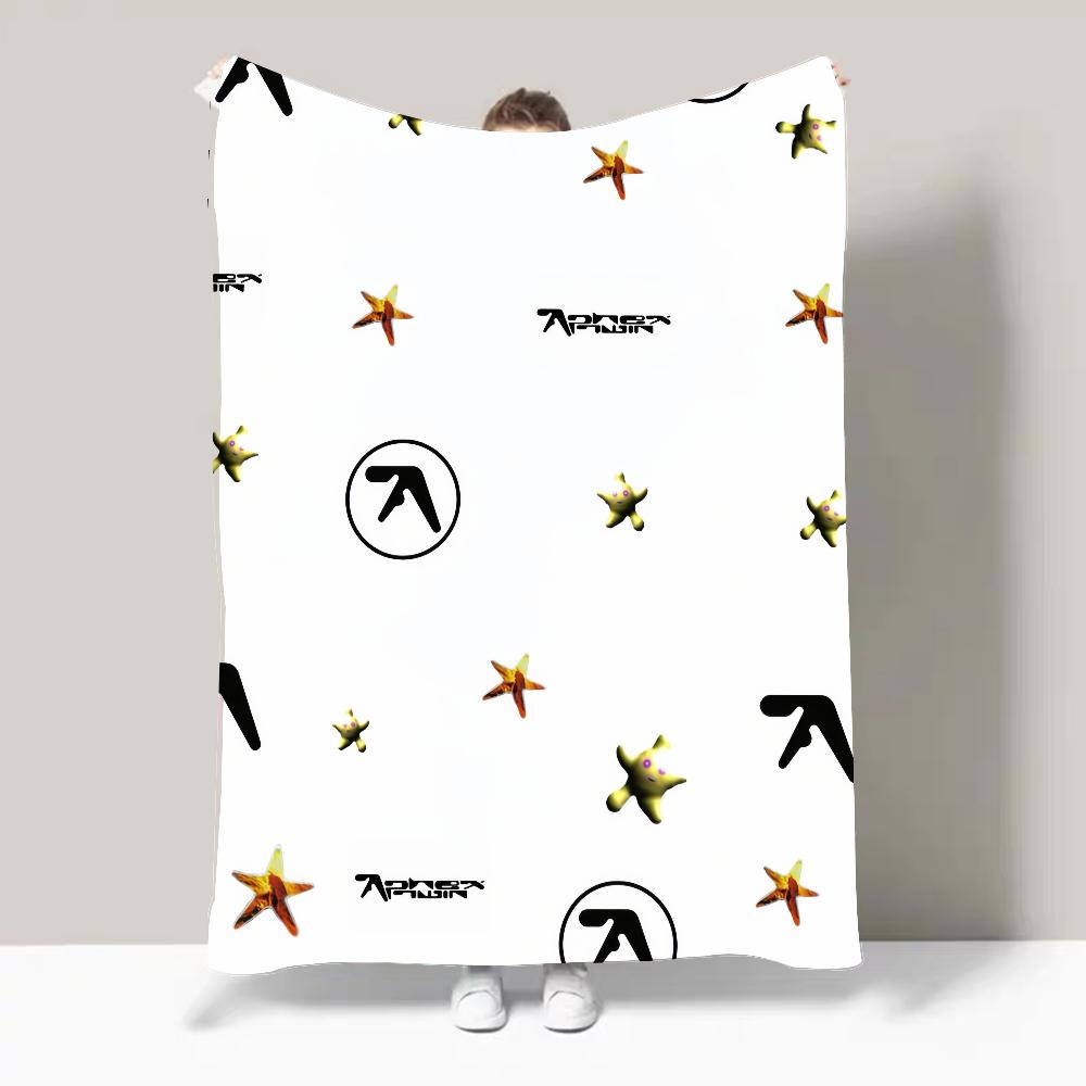 Hot Singer Electronic Master A-Aphex Twin Blanket Design Lightweight  For Dorms, Naps, Living Room, Office,Sofa,All-Season