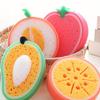 4pcs Fruit Pattern Thickened Sponge Scouring Pad, Multi-Functional Cleaning Dishwashing Sponges