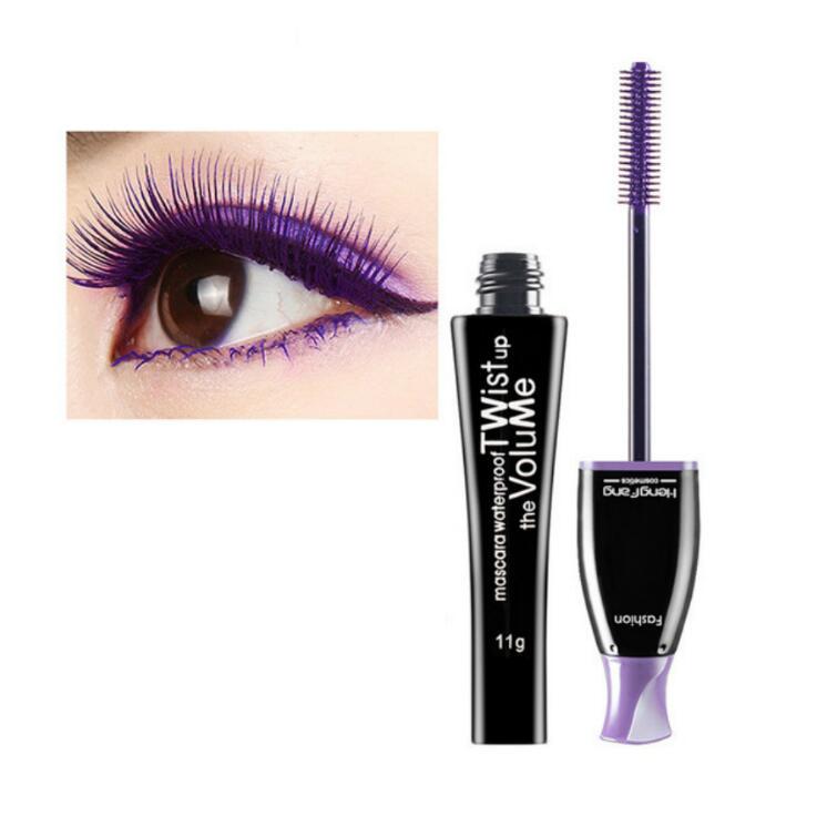 Eye Lengthening Thick Curly Mascara Makeup Cosplay Colorful No Blooming Water Eyelash Beauty Tool