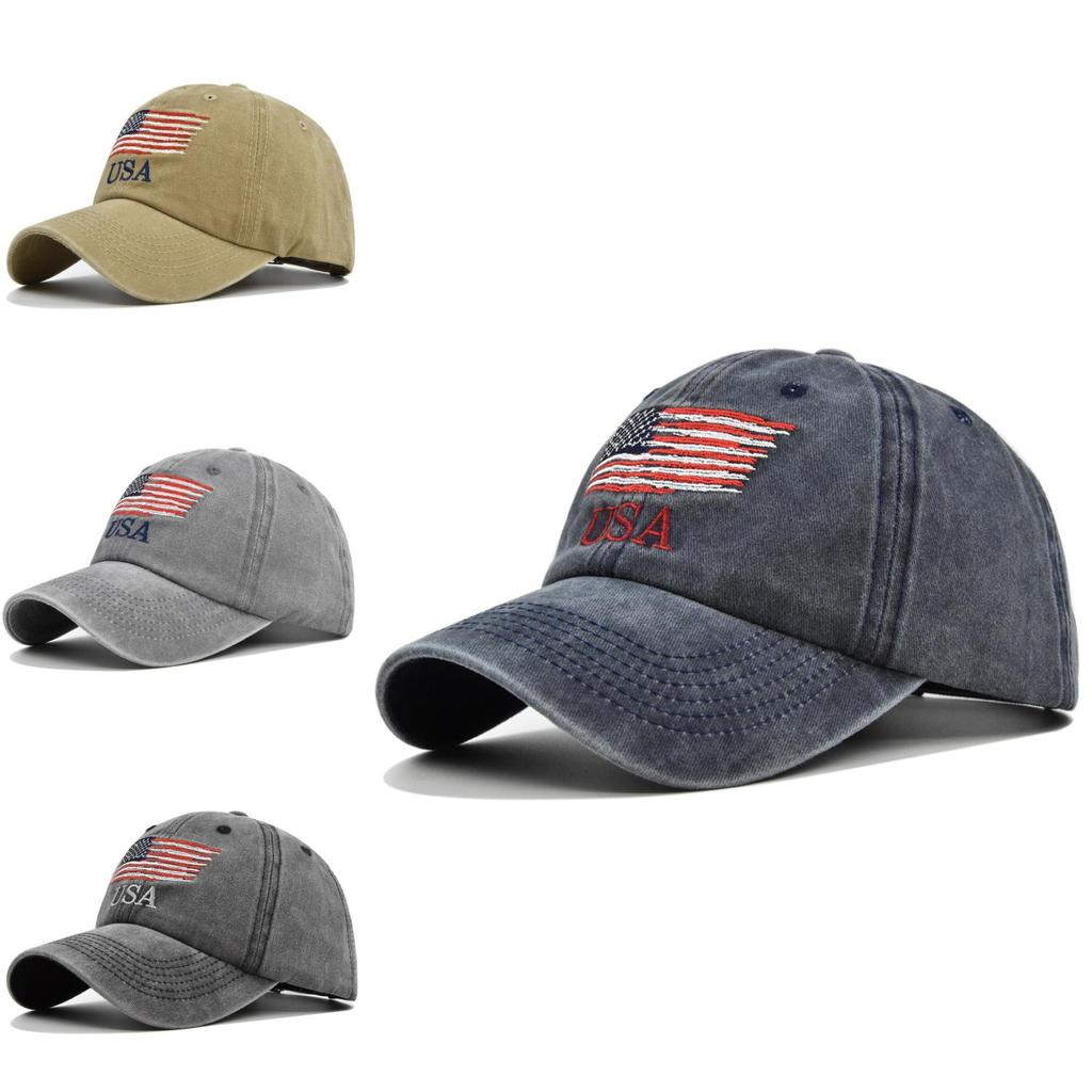 Fashionable Vintage Embroidered Baseball Cap With Adjustable Size And Curved Brim