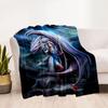 Gothic Style Blanket Soft & Cozy Suitable for Seaside Bed Chair All-Season Use Warmthful Decor Perfect Gift for Relatives and Friends