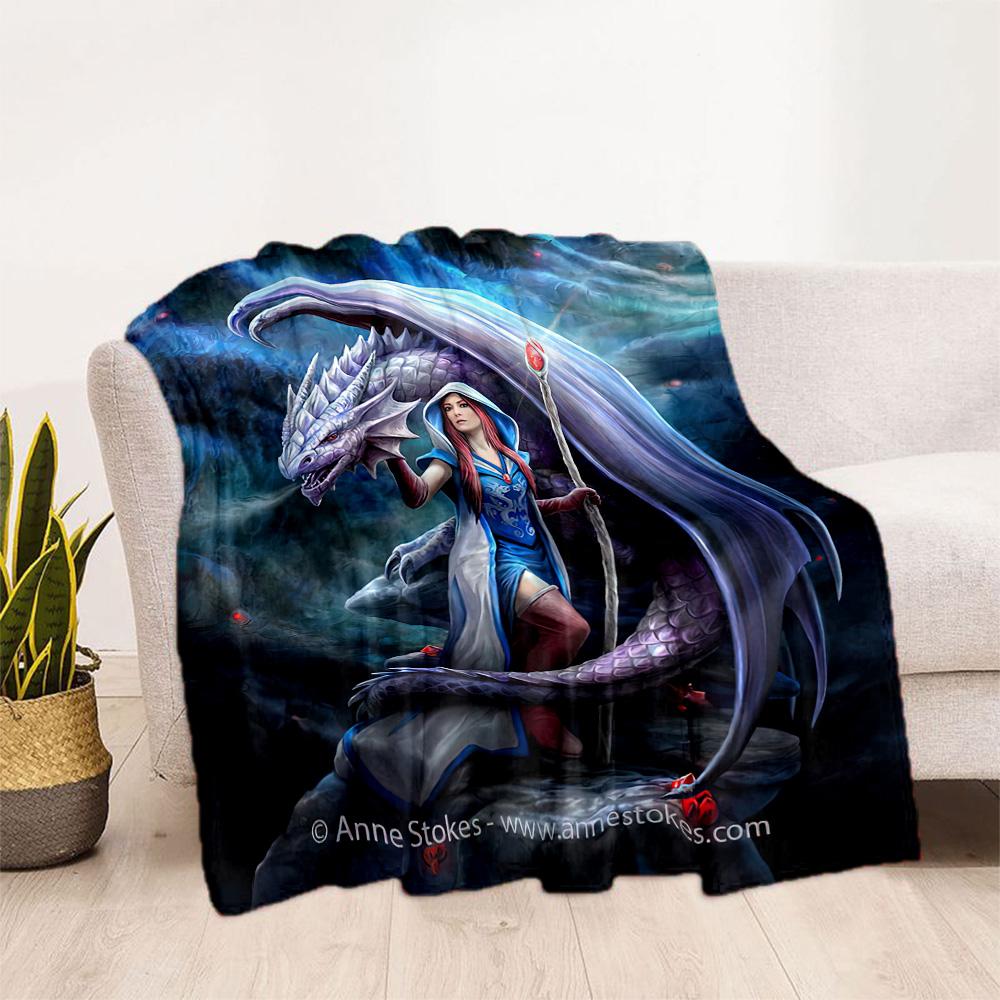 Gothic Style Blanket Soft & Cozy Suitable for Seaside Bed Chair All-Season Use Warmthful Decor Perfect Gift for Relatives and Friends