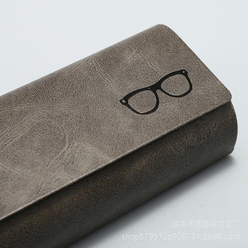 Optical Eyewear Holder Synthetic Travel Glasses Case Sunglasses Storage Box Spacious Leather Glasses Case For Promotional Item