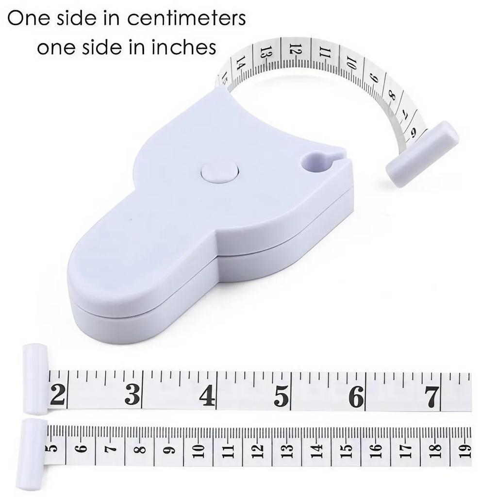 Telescopic Measuring Tape Automatic Body Meter Ruler Sewing Tools Accurate Centimeter Tape for Crafting Tailoring DIY Projects