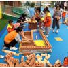 Kindergarten EVA Foam Building Blocks for Kids - Red Brick Set