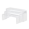 3 Pack Acrylic Display Stand Riser Holder for Model Cars Cupcakes and Perfume