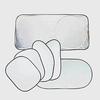 6-Piece Silver Car Sunshade Set for Sun Protection and Heat Insulation