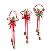 Antique Style Christmas Bell Door Hanger Car Decoration 35*11cm Christmas Bell Auditory Appeal Festive Decoration